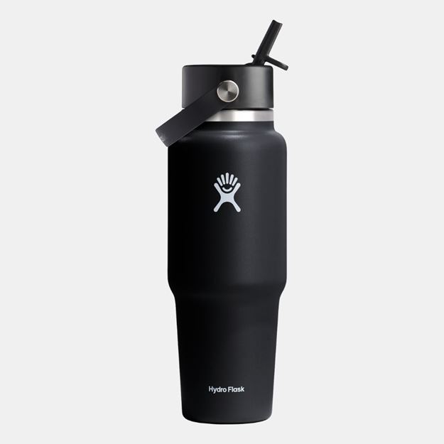 Picture of HYDROFLASK 32OZ WIDE MOUTH FLEX STRAW BLACK